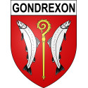Stickers coat of arms Gondrexon adhesive sticker