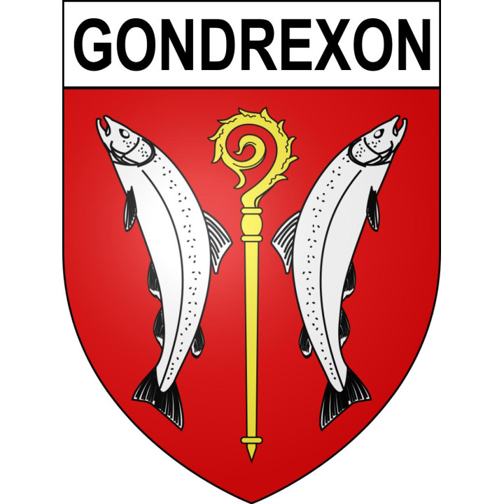 Stickers coat of arms Gondrexon adhesive sticker