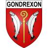 Gondrexon 54 ville sticker blason écusson autocollant adhésif