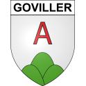 Stickers coat of arms Goviller adhesive sticker