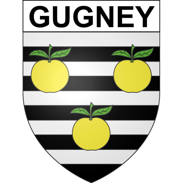 Stickers coat of arms Gugney adhesive sticker