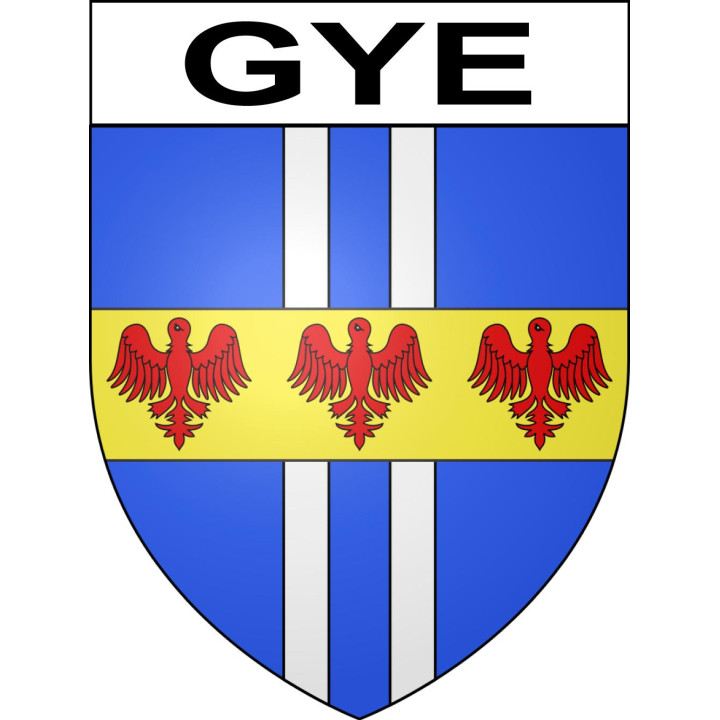 Pegatinas escudo de armas de Gye adhesivo de la etiqueta engomada
