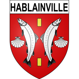 Stickers coat of arms Hablainville adhesive sticker
