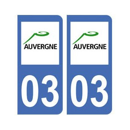 03 Allier autocollant plaque