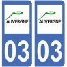 03 Allier autocollant plaque