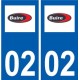 02  Buire logo ville autocollant plaque sticker