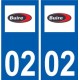 02  Buire logo ville autocollant plaque sticker
