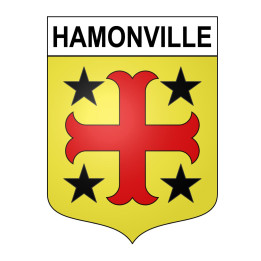 Hamonville Sticker wappen, gelsenkirchen, augsburg, klebender aufkleber