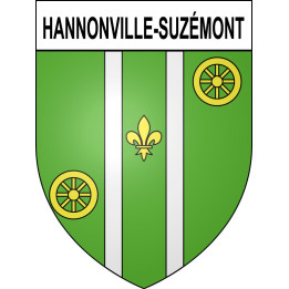 Hannonville-Suzémont Sticker wappen, gelsenkirchen, augsburg, klebender aufkleber