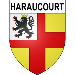 Haraucourt Sticker wappen, gelsenkirchen, augsburg, klebender aufkleber