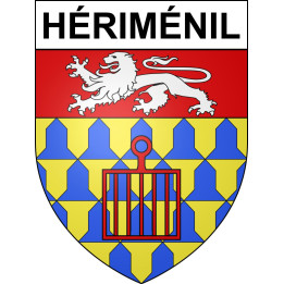 Hériménil Sticker wappen, gelsenkirchen, augsburg, klebender aufkleber
