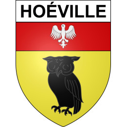 Hoéville 54 ville sticker blason écusson autocollant adhésif