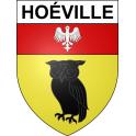 Hoéville 54 ville sticker blason écusson autocollant adhésif