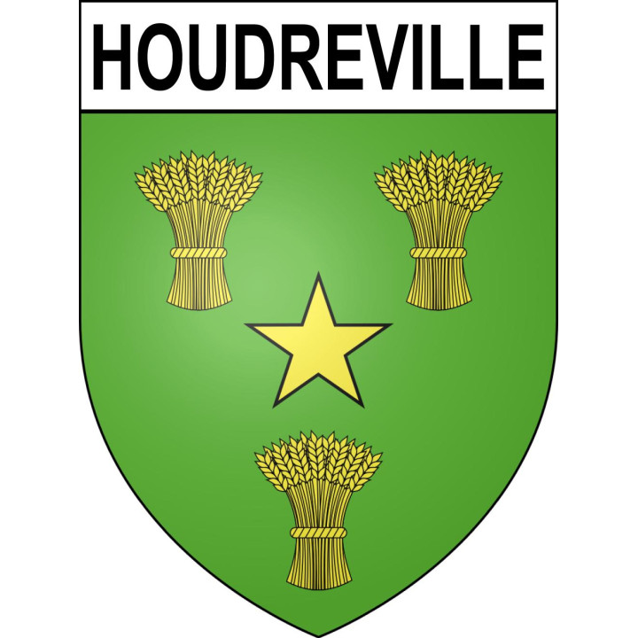 Houdreville Sticker wappen, gelsenkirchen, augsburg, klebender aufkleber