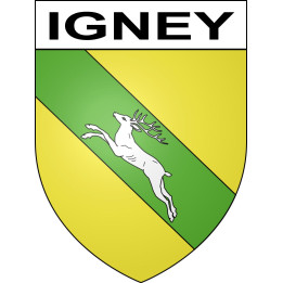 Igney Sticker wappen, gelsenkirchen, augsburg, klebender aufkleber