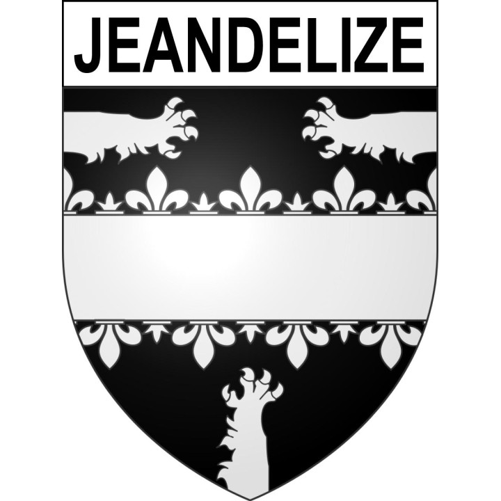 Jeandelize 54 ville sticker blason écusson autocollant adhésif