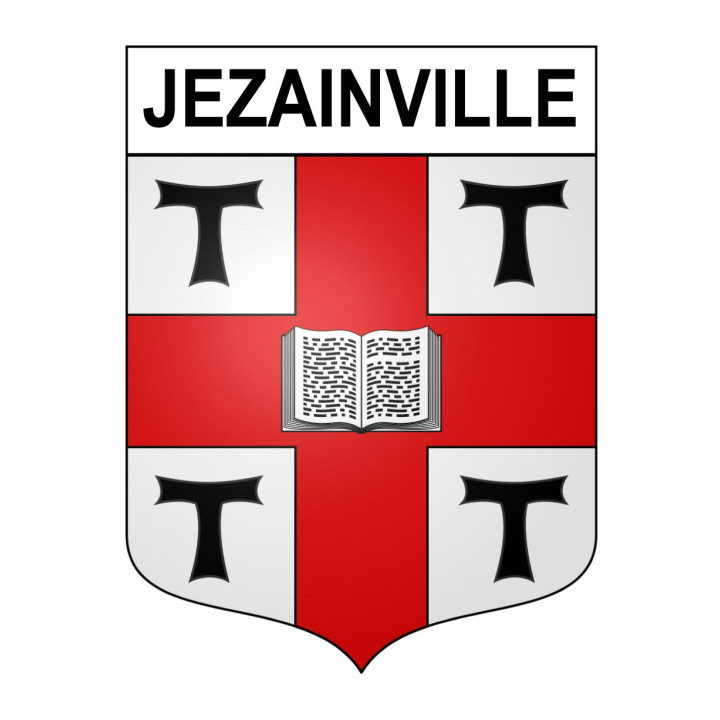 Jezainville Sticker wappen, gelsenkirchen, augsburg, klebender aufkleber