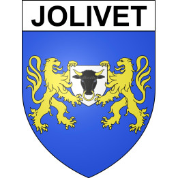 Pegatinas escudo de armas de Jolivet adhesivo de la etiqueta engomada