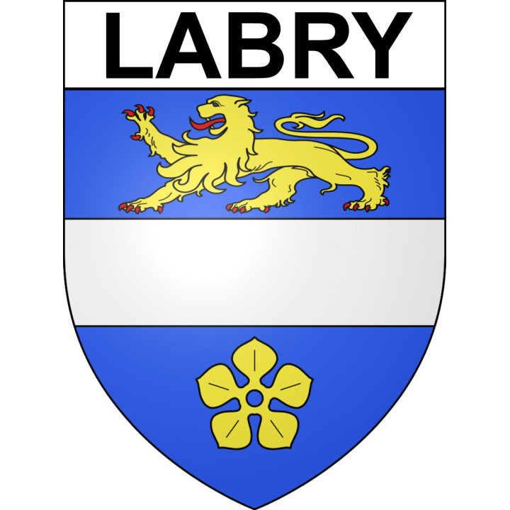 Stickers coat of arms Labry adhesive sticker