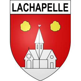 Lachapelle 54 ville sticker blason écusson autocollant adhésif