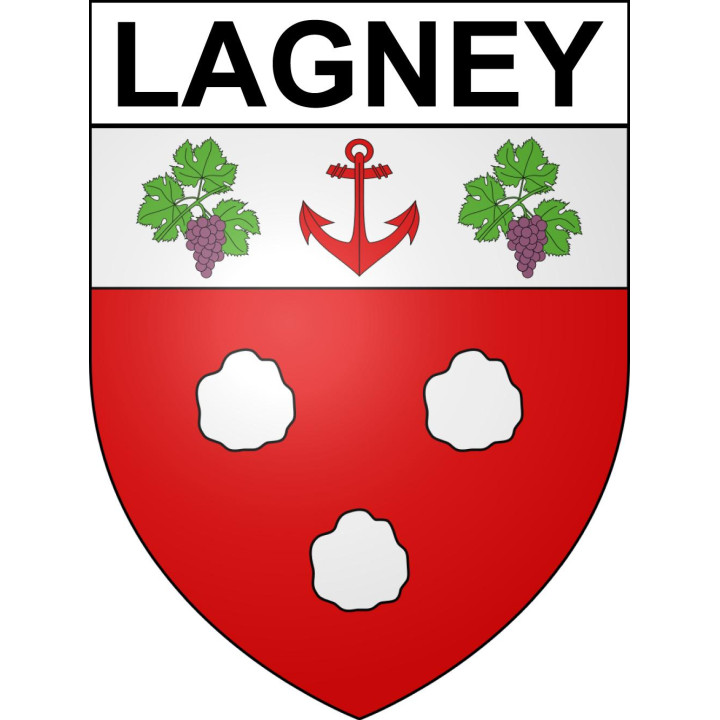 Stickers coat of arms Lagney adhesive sticker