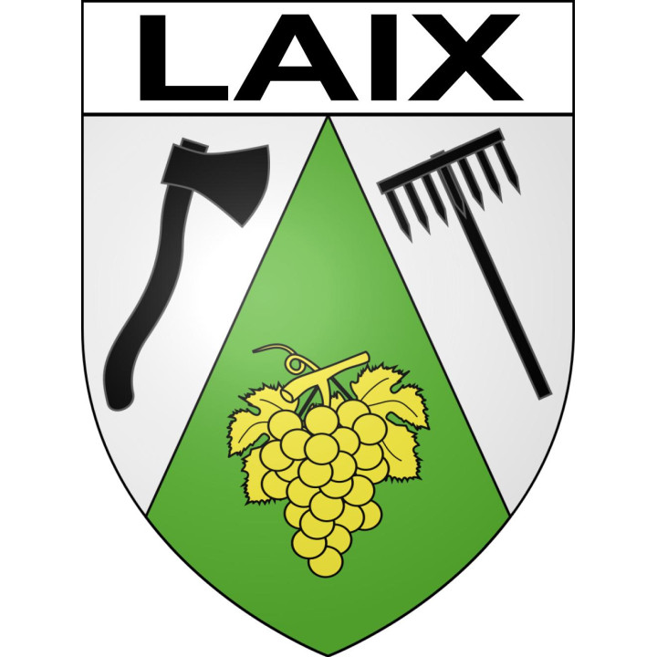 Laix Sticker wappen, gelsenkirchen, augsburg, klebender aufkleber