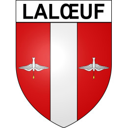 Lalœuf Sticker wappen, gelsenkirchen, augsburg, klebender aufkleber