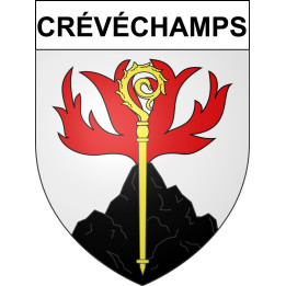 Stickers coat of arms Crévéchamps adhesive sticker