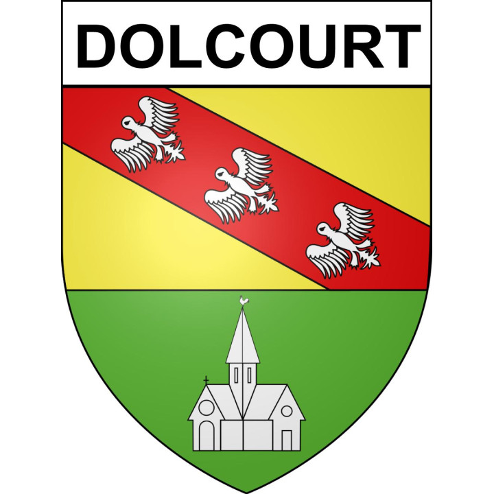 Dolcourt Sticker wappen, gelsenkirchen, augsburg, klebender aufkleber