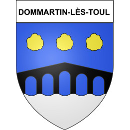 Dommartin-lès-Toul Sticker wappen, gelsenkirchen, augsburg, klebender aufkleber