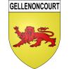 Gellenoncourt Sticker wappen, gelsenkirchen, augsburg, klebender aufkleber