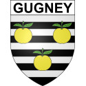 Gugney Sticker wappen, gelsenkirchen, augsburg, klebender aufkleber