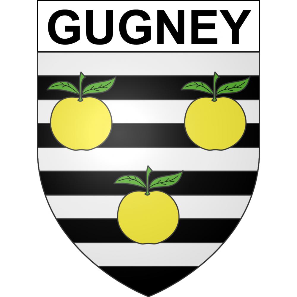 Gugney 54 ville sticker blason écusson autocollant adhésif
