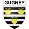 Gugney Sticker wappen, gelsenkirchen, augsburg, klebender aufkleber