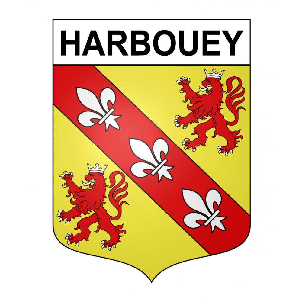 Harbouey Sticker wappen, gelsenkirchen, augsburg, klebender aufkleber