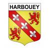 Pegatinas escudo de armas de Harbouey adhesivo de la etiqueta engomada
