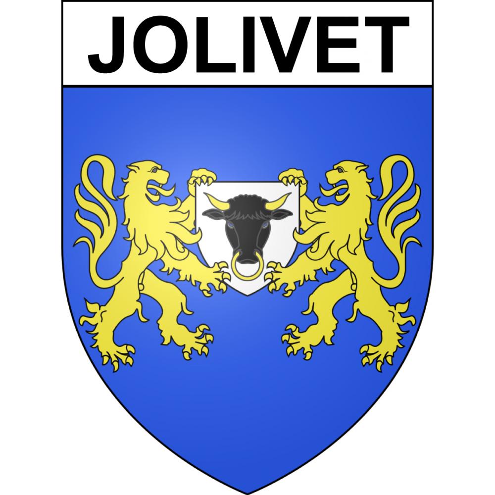 Stickers coat of arms Jolivet adhesive sticker