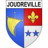 Pegatinas escudo de armas de Joudreville adhesivo de la etiqueta engomada