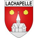 Lachapelle 54 ville sticker blason écusson autocollant adhésif