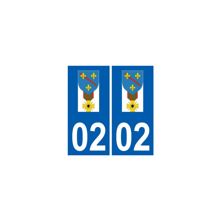 02 Condé-en-Brie logo ville autocollant plaque sticker