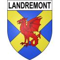 Landremont 54 ville sticker blason écusson autocollant adhésif