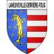 Laneuveville-derrière-Foug 54 ville sticker blason écusson autocollant adhésif
