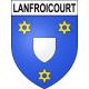 Stickers coat of arms Lanfroicourt adhesive sticker