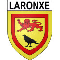 Laronxe Sticker wappen, gelsenkirchen, augsburg, klebender aufkleber