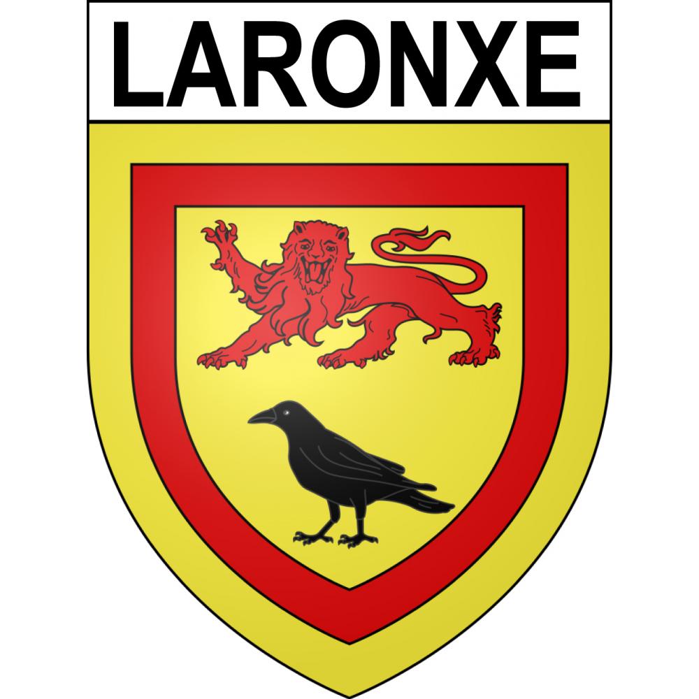 Laronxe 54 ville sticker blason écusson autocollant adhésif