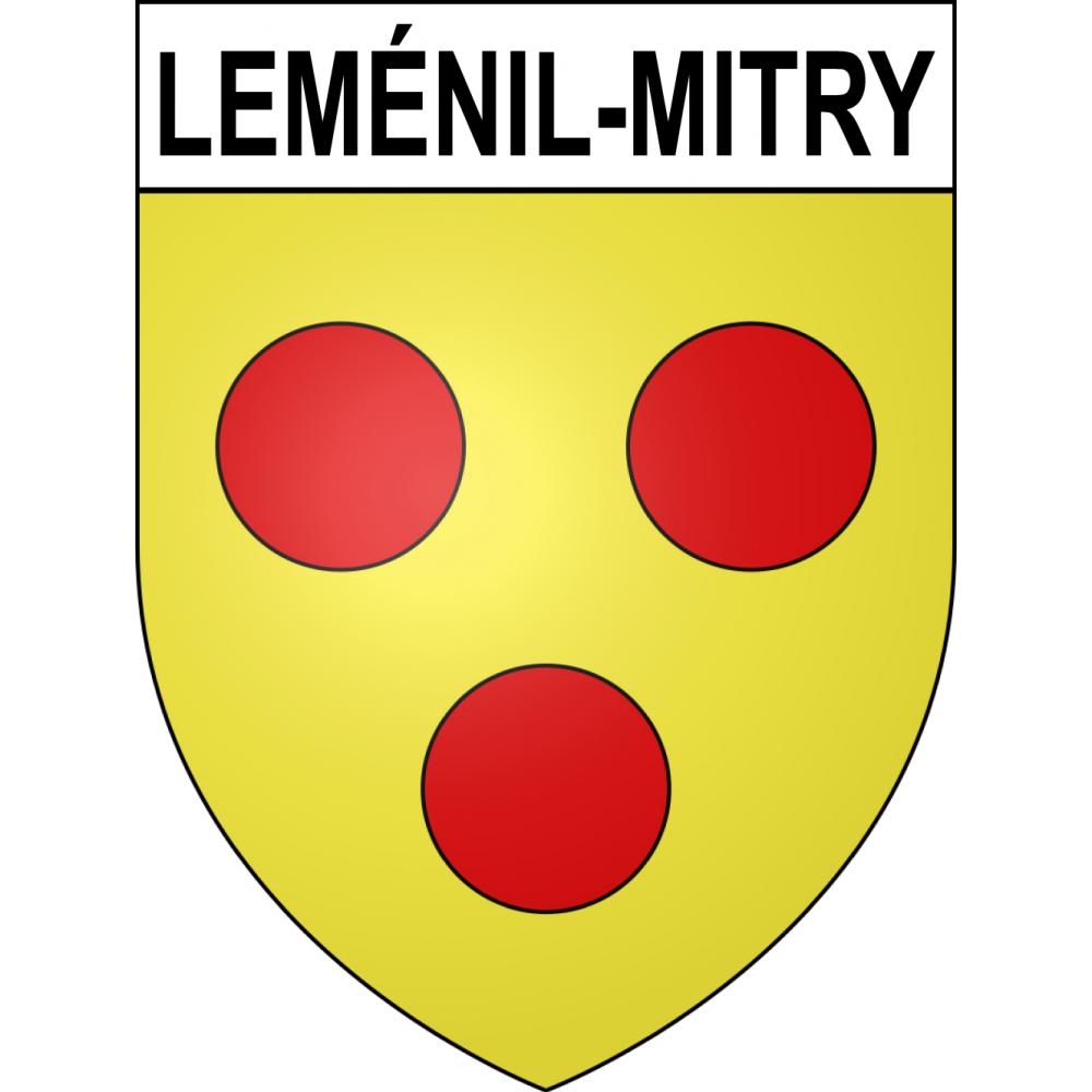 Leménil-Mitry 54 ville sticker blason écusson autocollant adhésif