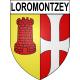 Loromontzey Sticker wappen, gelsenkirchen, augsburg, klebender aufkleber