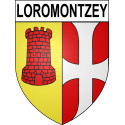 Stickers coat of arms Loromontzey adhesive sticker