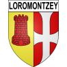 Loromontzey 54 ville sticker blason écusson autocollant adhésif