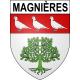 Stickers coat of arms Magnières adhesive sticker